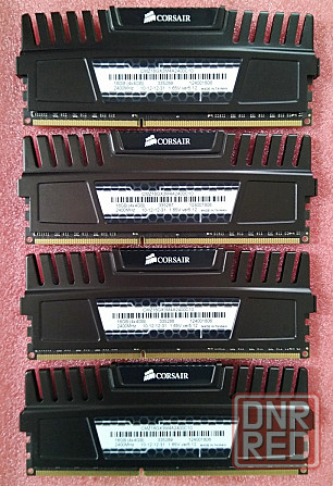 DDR3 16Gb - - DDR3 4Gb + 4Gb + 4Gb + 4Gb 2400MHz (PC3-19200) Corsair - - оперативная память для пк Донецк - изображение 1