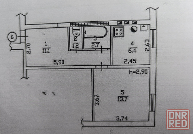 Продам 1к.кв. Киевский район, ул. Неманская, 3. Донецк - изображение 6