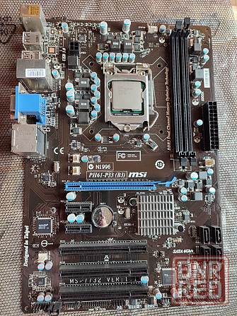 Материнская плата lga 1155 PH61-P33 (B3) + Pentium g850+ бокс Донецк - изображение 1