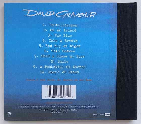 Фирменный CD: David Gilmoure (2006) On An Island Макеевка