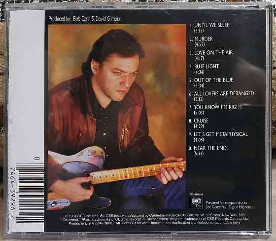 Фирменный CD: David Gilmore (1984) About Face Макеевка