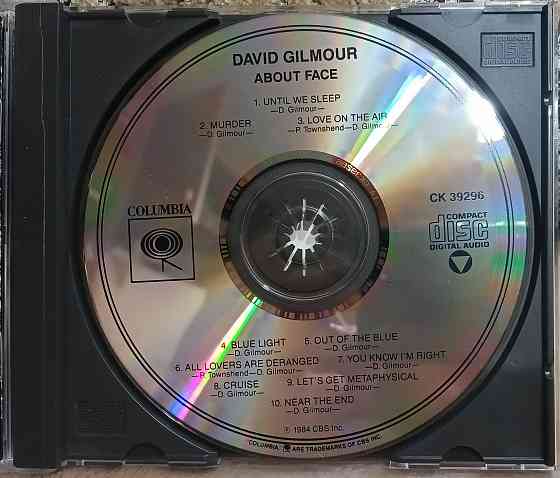 Фирменный CD: David Gilmore (1984) About Face Макеевка
