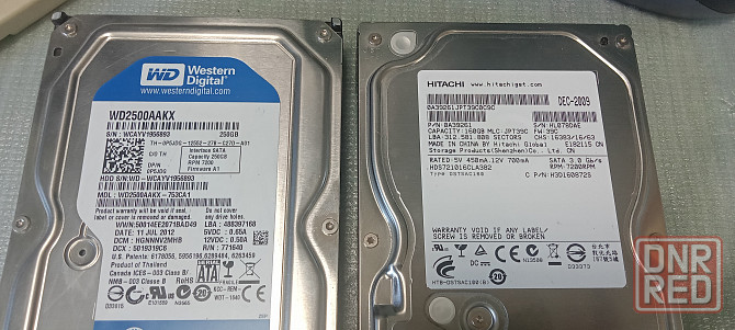 HDD 160, 250, 500gb Донецк - изображение 1