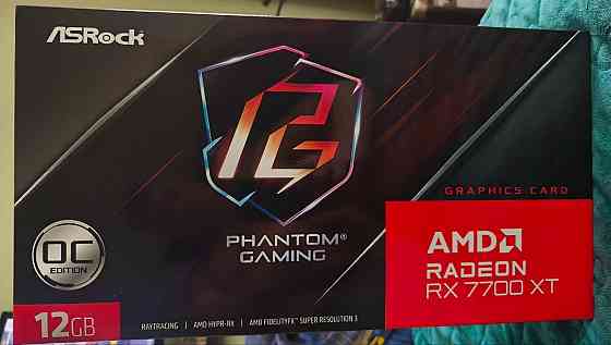 Продам видеокару Asrock 7700xt Макеевка