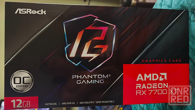 Продам видеокару Asrock 7700xt Макеевка - изображение 1