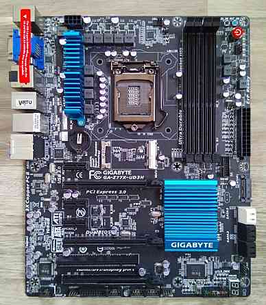 Gigabyte GA-Z77X-UD3H (Intel Z77) Socket 1155 - Топовая плата - Обмен на 160шт нерабочих планок озу Донецк