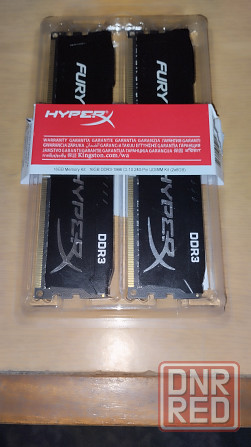 Оперативная память DDR3 16 GB (2x8) HyperX Fury DDR3. (CL-10). 1866 MHZ. Кит из двух планок Донецк - изображение 2