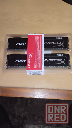 Оперативная память DDR3 16 GB (2x8) HyperX Fury DDR3. (CL-10). 1866 MHZ. Кит из двух планок Донецк - изображение 1