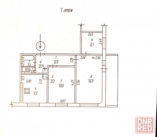 Продажа 3 комн-кв-ры, р-н пл. Бак. Комиссаров Донецк - изображение 12