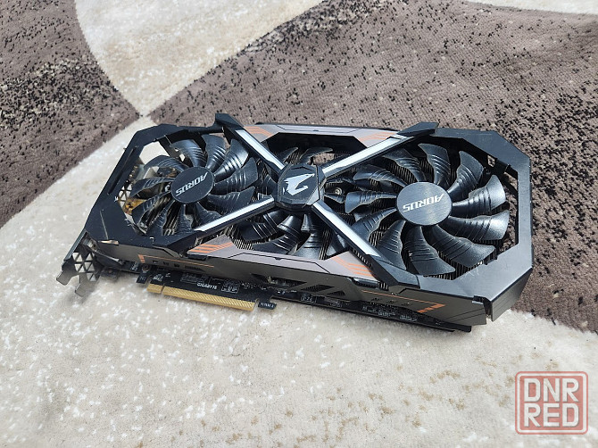 Видеокарта aorus GeForce GTX 1080 Ti 11G Донецк - изображение 1