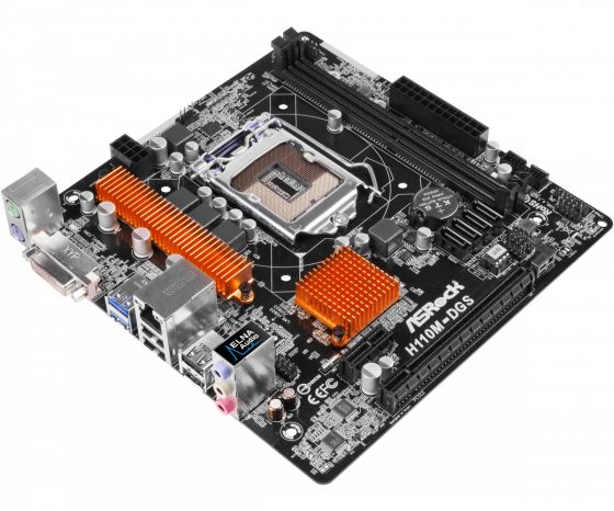 Материнская плата AsRock H110M-DGS Rev.3.02 Донецк