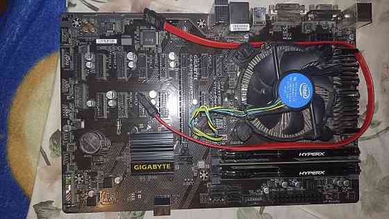 Intel i3-6100t+b250 gigabyte+16gb hyper Донецк