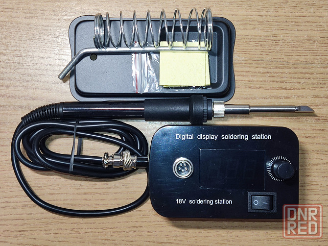 Аккумуляторная паяльная станция 60W под жала Т12 и батареи Makita Донецк - изображение 1
