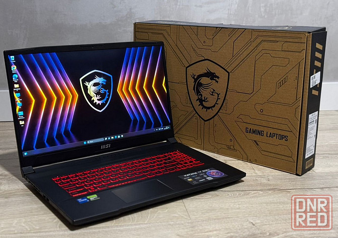 Новый Мощнейший Msi Katana 17.3 3050TI 12 ядер Донецк - изображение 1