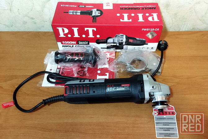 Болгарка P.I.T. PWS125-C6 (с регулировкой оборотов) Донецк - изображение 1
