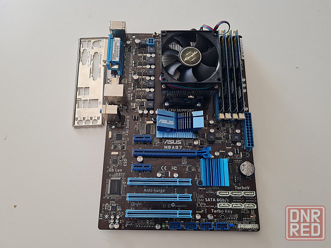 Материнская плата Socket AM3 plus ASUS M5A87 4DDR3 ATX Донецк - изображение 1