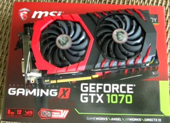MSI GEFORCE GTX 1070 GAMING X Торез