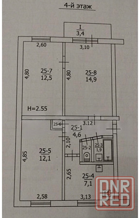 Продам 3ком квартиру, Макеевка, Даки Макеевка - изображение 10