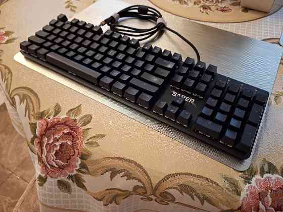 Клавиатура игровая проводная Saber с подсветкой Донецк