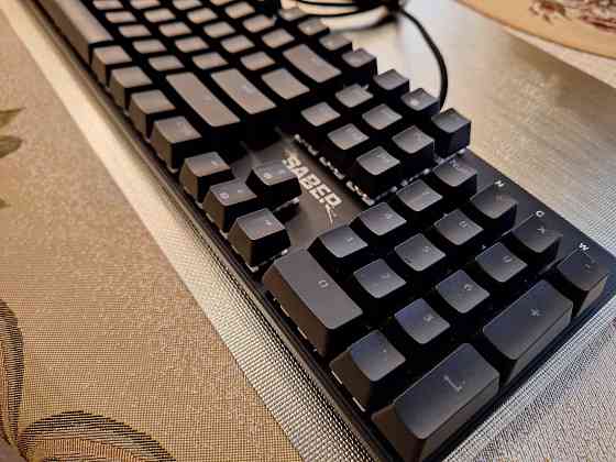 Клавиатура игровая проводная Saber с подсветкой Донецк