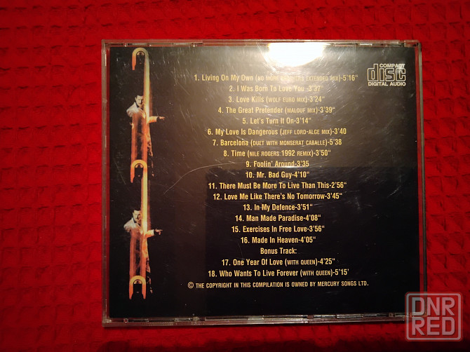 Freddie Mercury , the very best , cd-диск . Макеевка - изображение 2