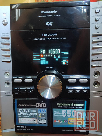 Panasonic sa-vk 750 мощный ( только голова) aux,musik port,fm тюнер как усил Донецк - изображение 1