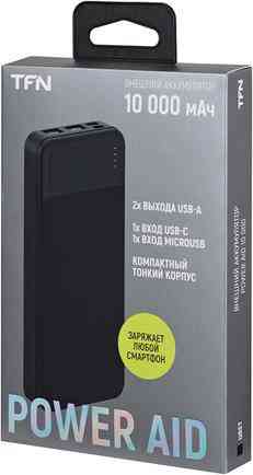 Повербанк TFN 10000 mAh PowerAid black Донецк