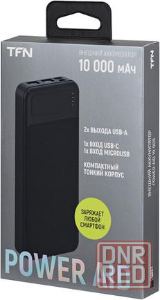 Повербанк TFN 10000 mAh PowerAid black Донецк - изображение 1