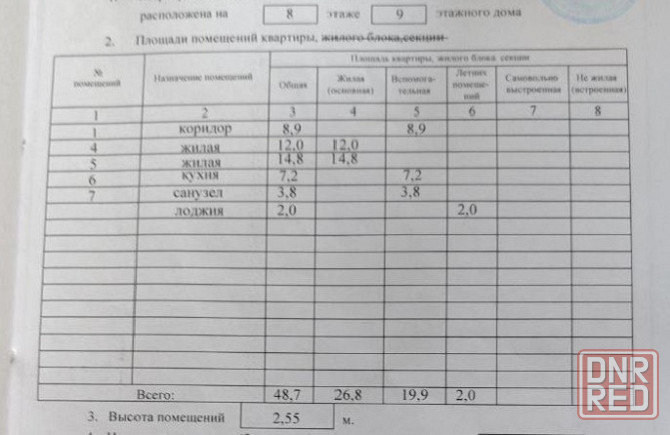 2к. квартира. Мариупольская развилка Донецк - изображение 7