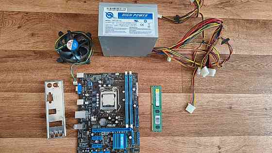 комплект pentium g2020/asus p8h61 lga 1155/2gb/бп hp 350w Донецк