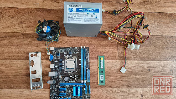 комплект pentium g2020/asus p8h61 lga 1155/2gb/бп hp 350w Донецк - изображение 1
