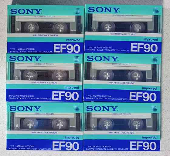 Новые Японские аудиокассеты Sony Improved EF90-Type-I. Донецк