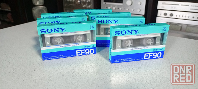 Новые Японские аудиокассеты Sony Improved EF90-Type-I. Донецк - изображение 1