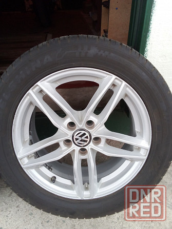 Диски в сборе 205/55/16 polo, rapid. Горловка - изображение 1