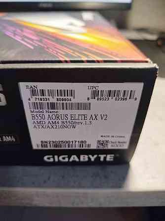 Материнская плата AM4 gigabyte B550 aorus Elite AX Донецк