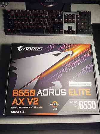 Материнская плата AM4 gigabyte B550 aorus Elite AX Донецк