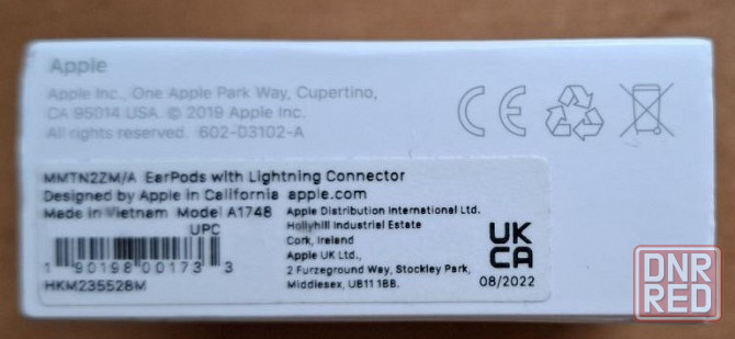 Наушники проводные Apple EarPods Lightning A1748 Донецк - изображение 2