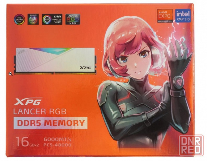Оперативная память DDR5 ADATA XPG Lancer RGB White 32GB (kit 2x16GB) 6000MHz Донецк - изображение 2