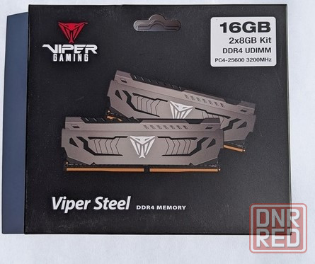 Оперативная память DDR4 Patriot Viper Steel 16Gb (kit 2x8) 3200MHz Донецк - изображение 1