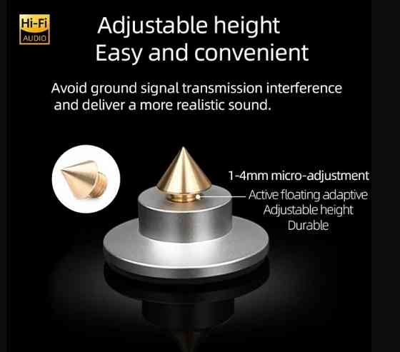 Ножки -шипы акустические регулируемые AIYIMA Perfect Sound Spikes II Донецк