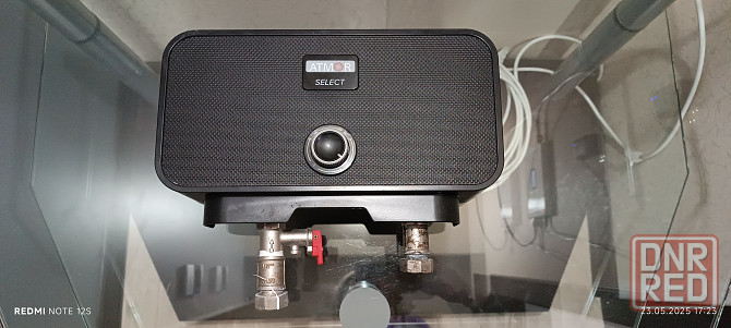 Продам водонагреватель проточный Atmor select 5KW black Донецк - изображение 1