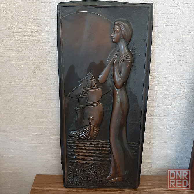 Продам картину металлическую старинную Донецк - изображение 1