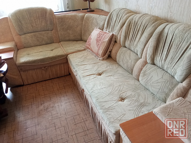 продам диван- уголок для гостиной, раскладной Донецк - изображение 1