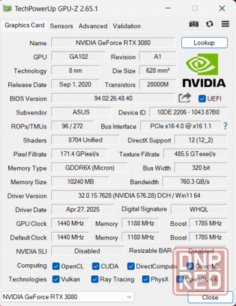 Видеокарта ASUS TUF GEFORCE RTX 3080 10gb Донецк - изображение 1