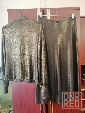 Продам костюм юбка блузон р. 44-46 Донецк - изображение 2
