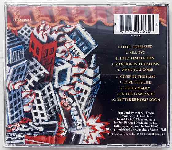 Фирменный CD: Crowded House (1988) Temple Of Low Man Макеевка