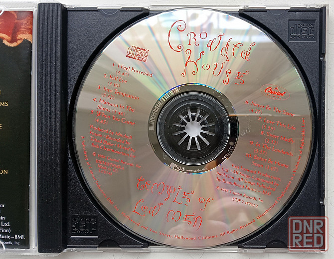 Фирменный CD: Crowded House (1988) Temple Of Low Man Макеевка - изображение 2