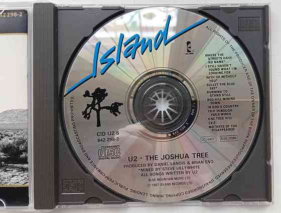 Фирменный CD: U2 (1987) The Joshua Tree Макеевка