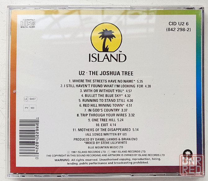 Фирменный CD: U2 (1987) The Joshua Tree Макеевка - изображение 3