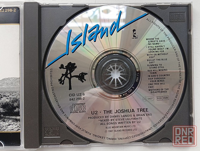 Фирменный CD: U2 (1987) The Joshua Tree Макеевка - изображение 2